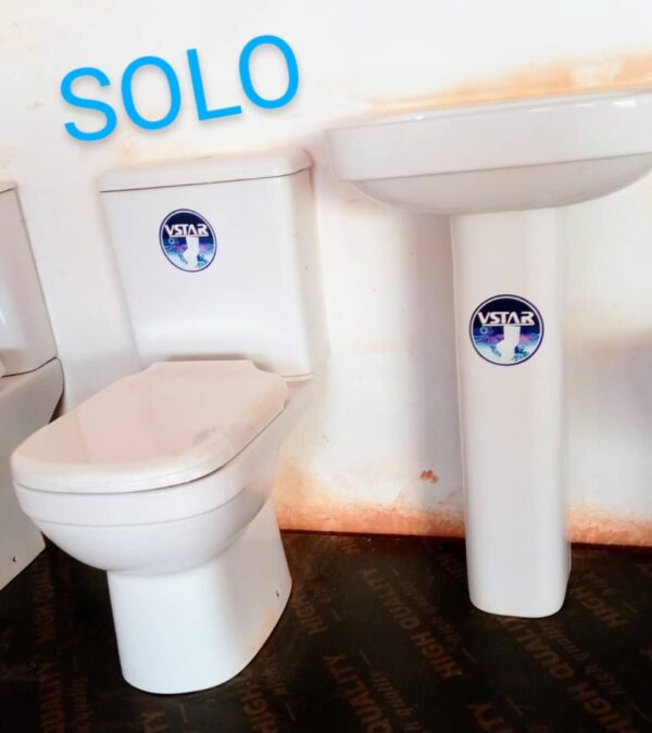 Solo WC With Standing Wash-Hand Basin